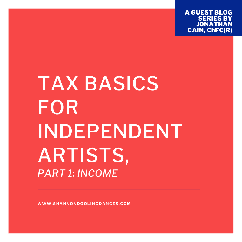 Tax Basics for Independent Artists, Part 1: Income