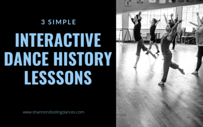 3 Simple Interactive Dance History Lessons