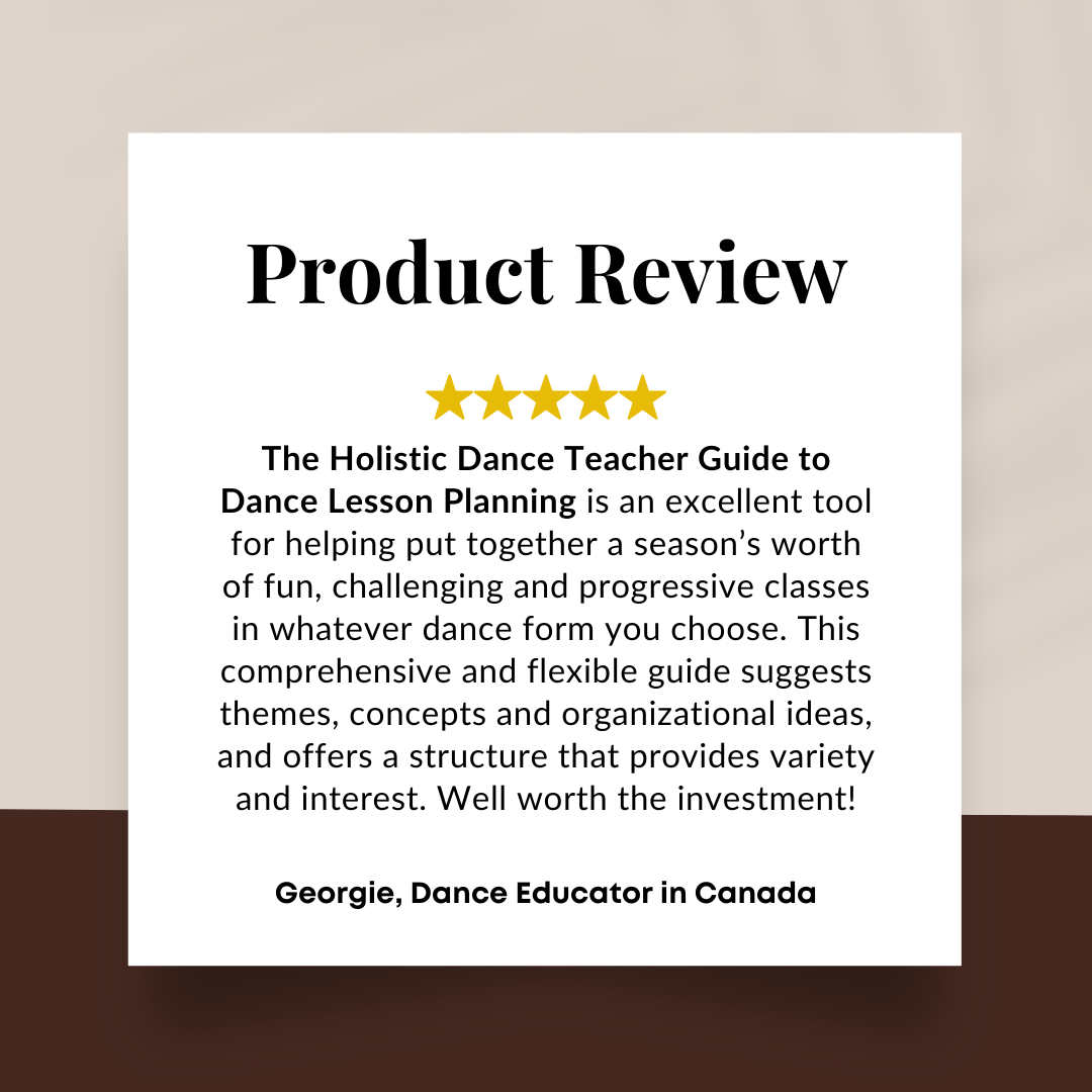 Dance Lesson Planning Guide and Workbook - Image 5
