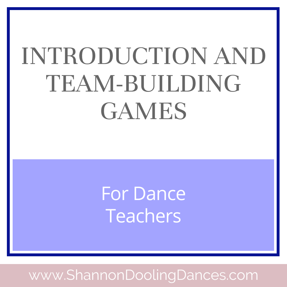 Introduction and Team-Building Games | Shannon Dooling Dances