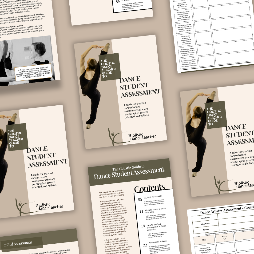 Dance Student Assessment Guide with Rubrics - Image 2